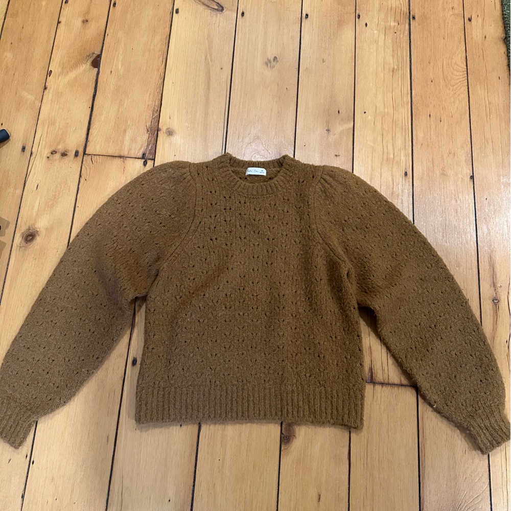 Rylee + Cru brown sweater